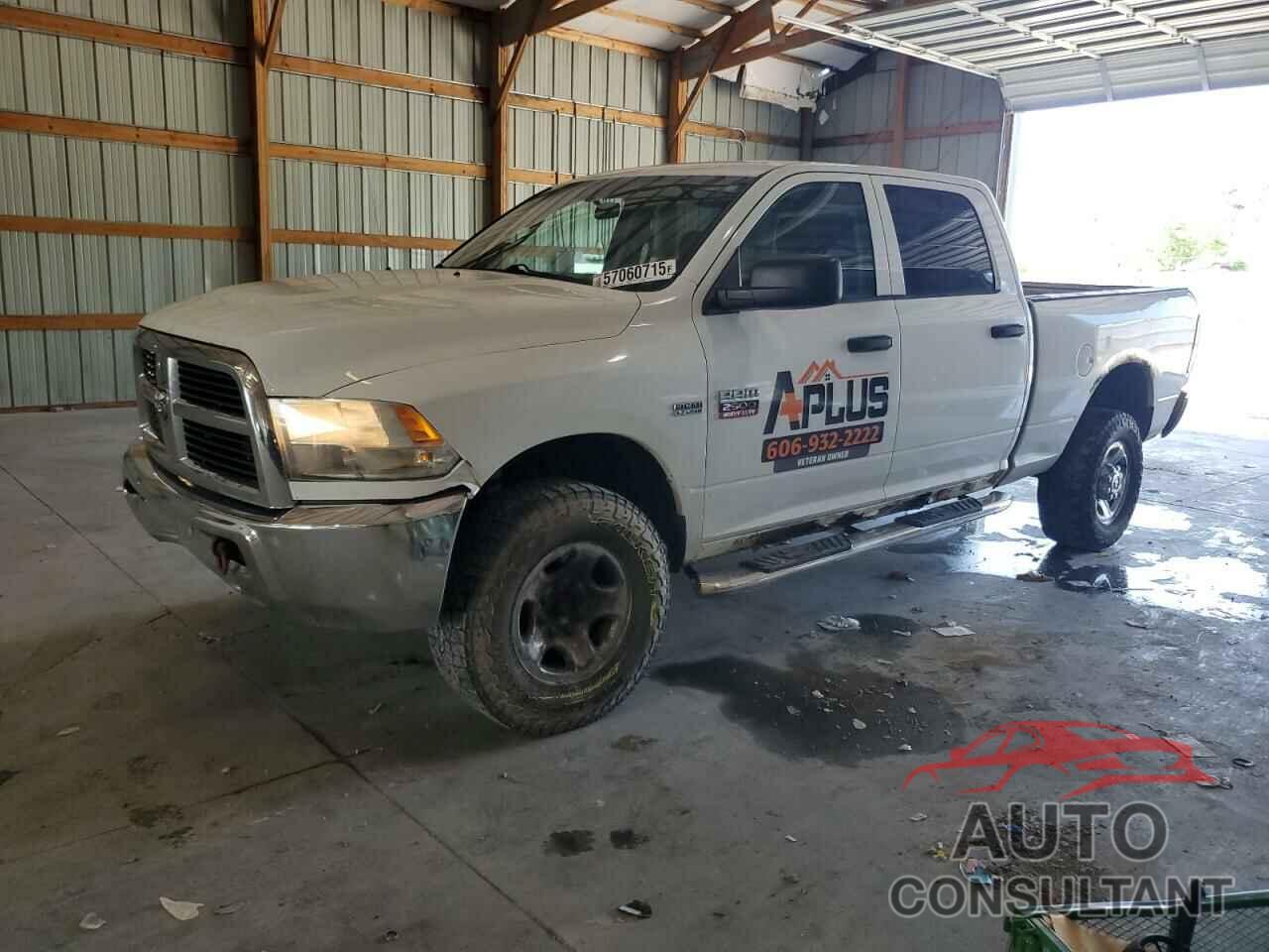 DODGE RAM 2500 2012 - 3C6TD5CT2CG324367