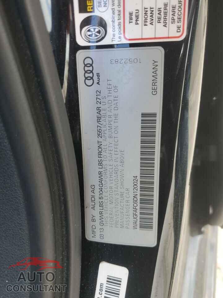 AUDI A6 2013 - WAUGFAFC6DN120024