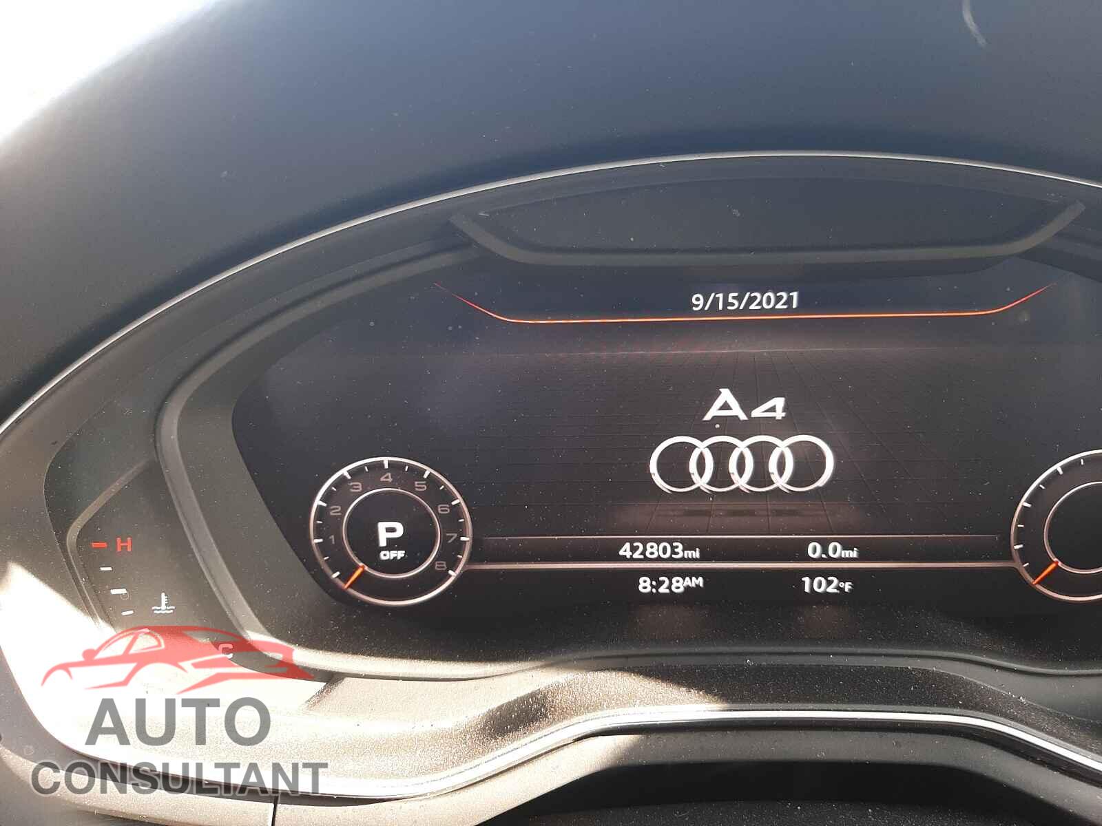 AUDI A4 2018 - WAULMAF48JA205401