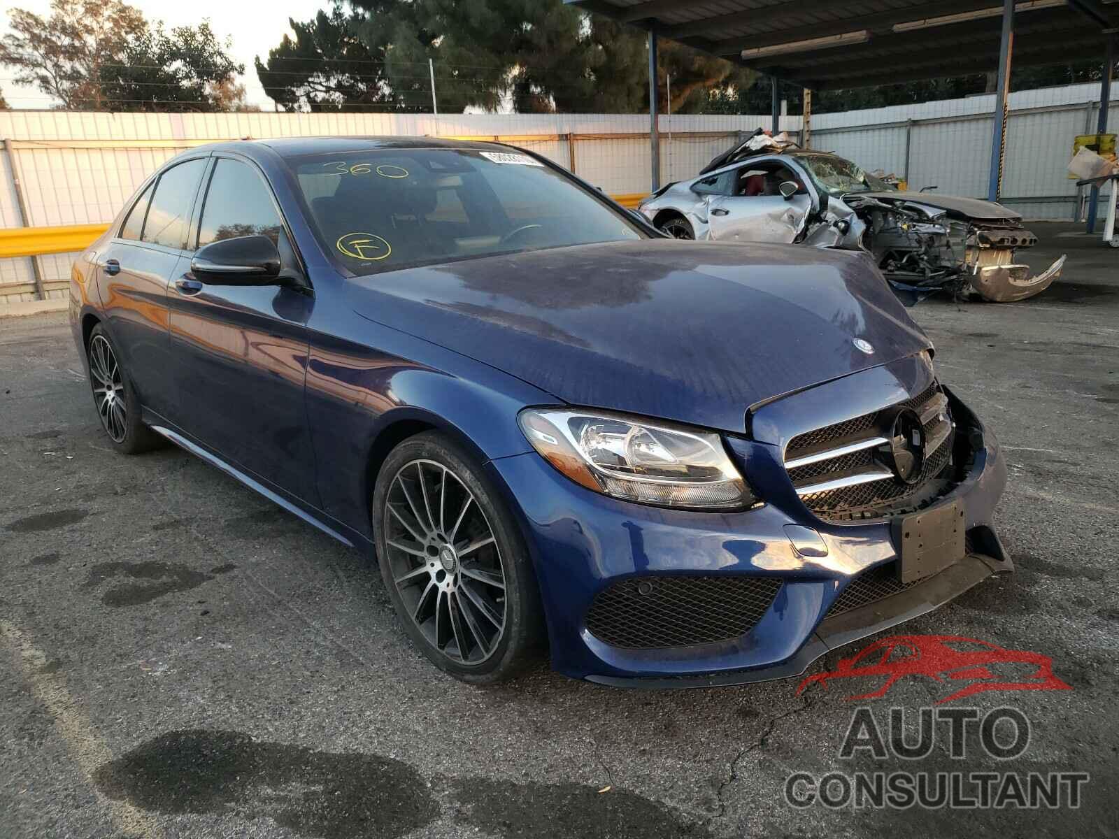 MERCEDES-BENZ C CLASS 2017 - 55SWF4JB6HU206399