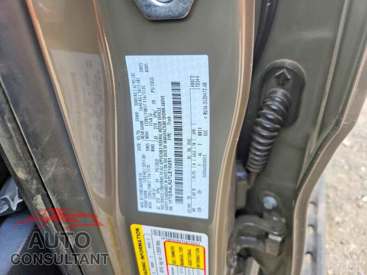 FORD RANGER 2026 - 1FTER4LR2TLE10251
