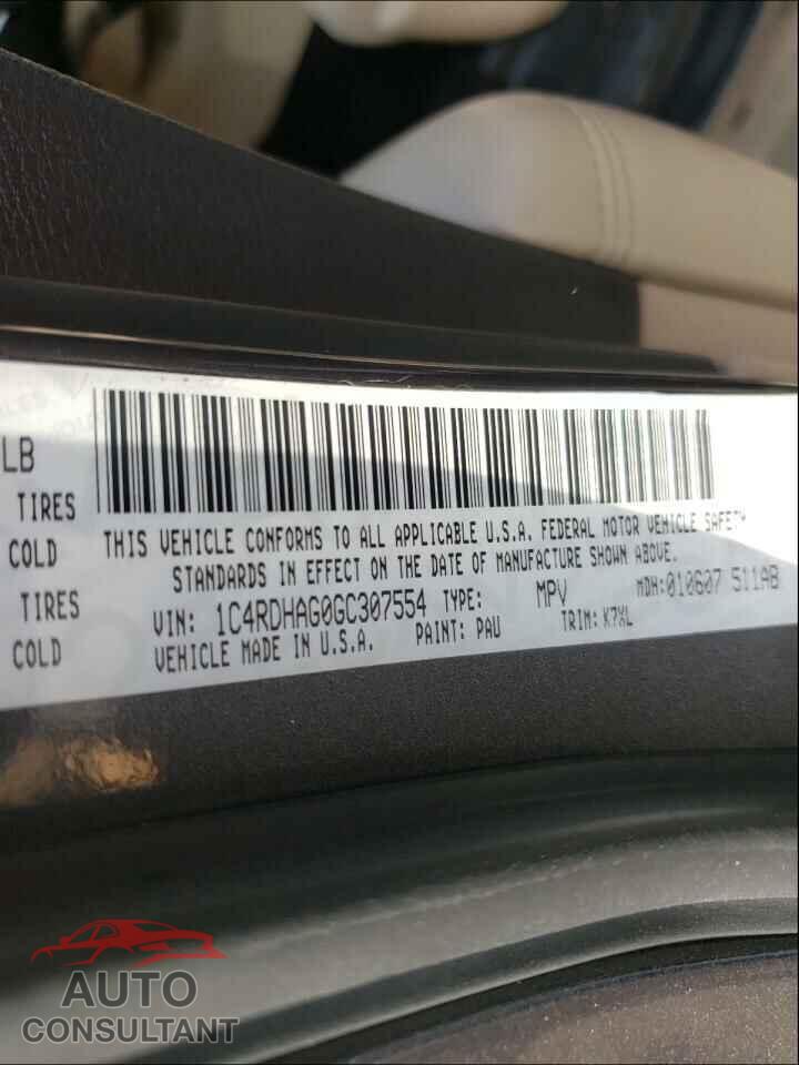 DODGE DURANGO 2016 - 1C4RDHAG0GC307554