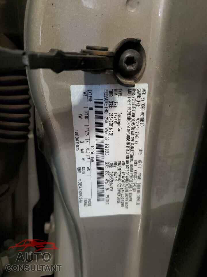 FORD FOCUS 2015 - 1FADP3F24FL357590
