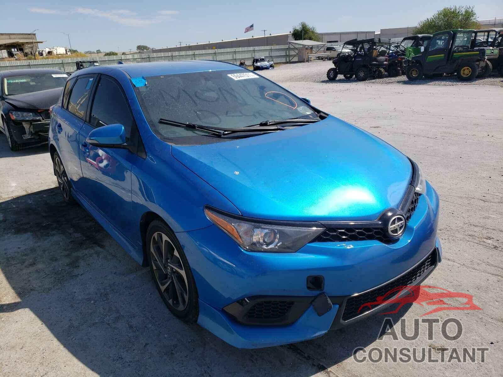 TOYOTA SCION 2016 - JTNKARJE6GJ511393