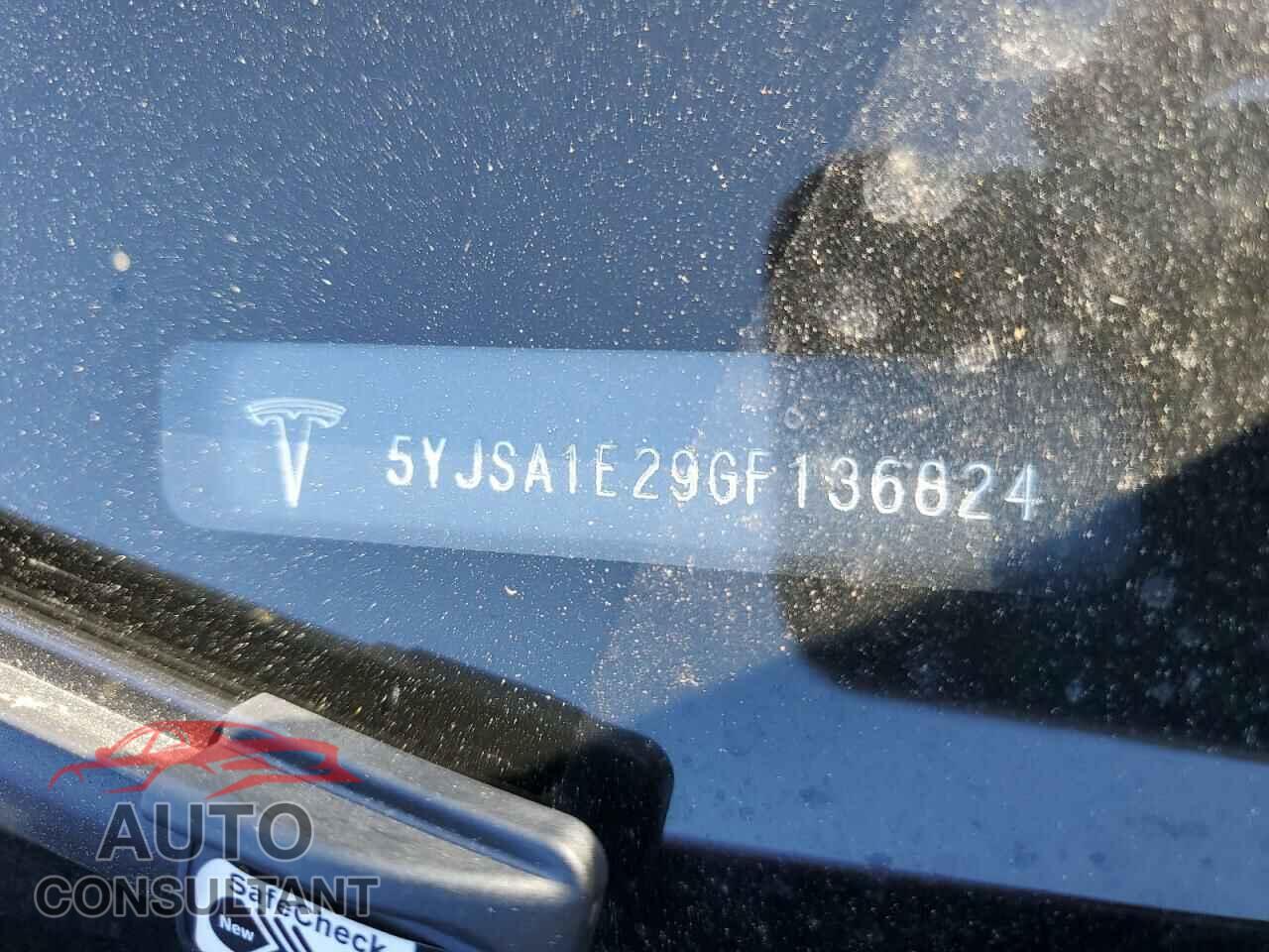 TESLA MODEL S 2016 - 5YJSA1E29GF136824