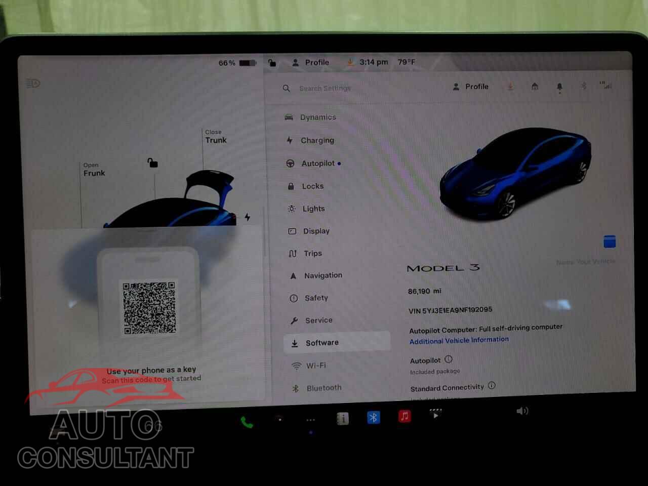 TESLA MODEL 3 2022 - 5YJ3E1EA9NF192095