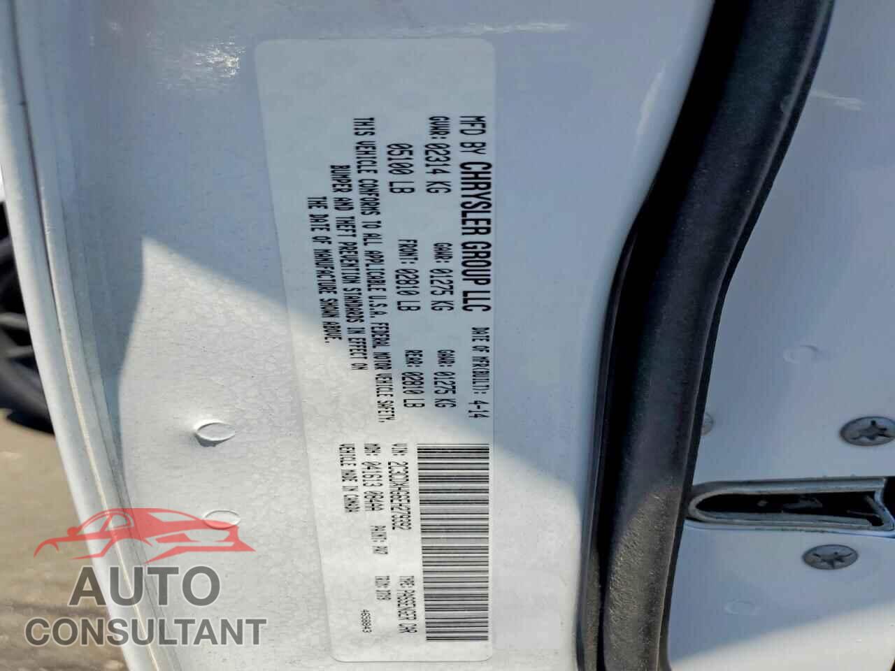 DODGE CHARGER 2014 - 2C3CDXHG6EH279392