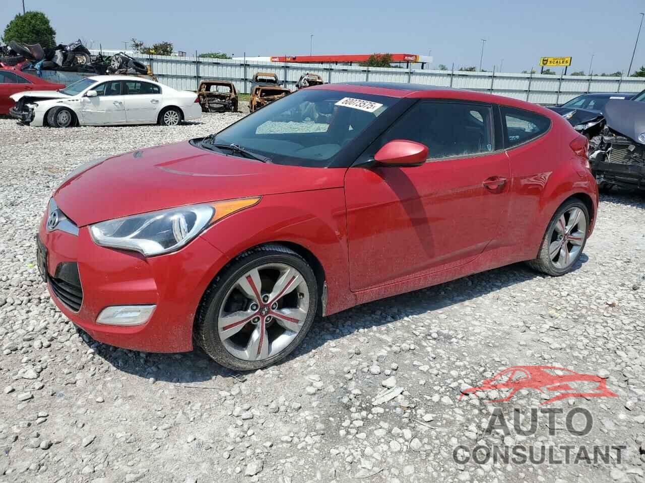 HYUNDAI VELOSTER 2013 - KMHTC6AD3DU085502