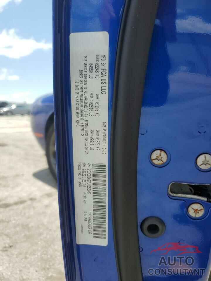 DODGE CHALLENGER 2018 - 2C3CDZAG7JH252007