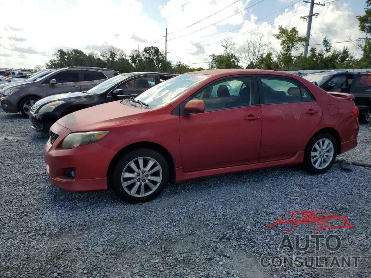 TOYOTA COROLLA 2009 - 2T1BU40E39C141261