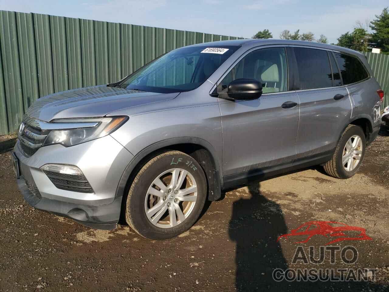 HONDA PILOT 2016 - 5FNYF6H17GB077686