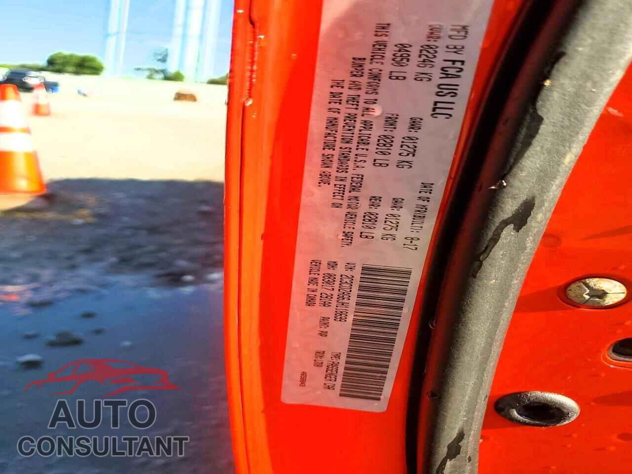 DODGE CHALLENGER 2018 - 2C3CDZAG6JH118699