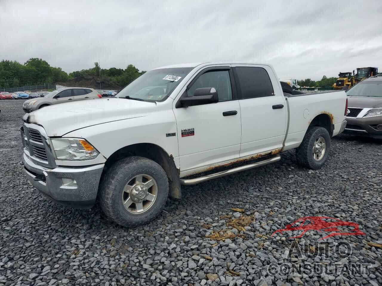 DODGE RAM 2500 2012 - 3C6TD5DT9CG288319