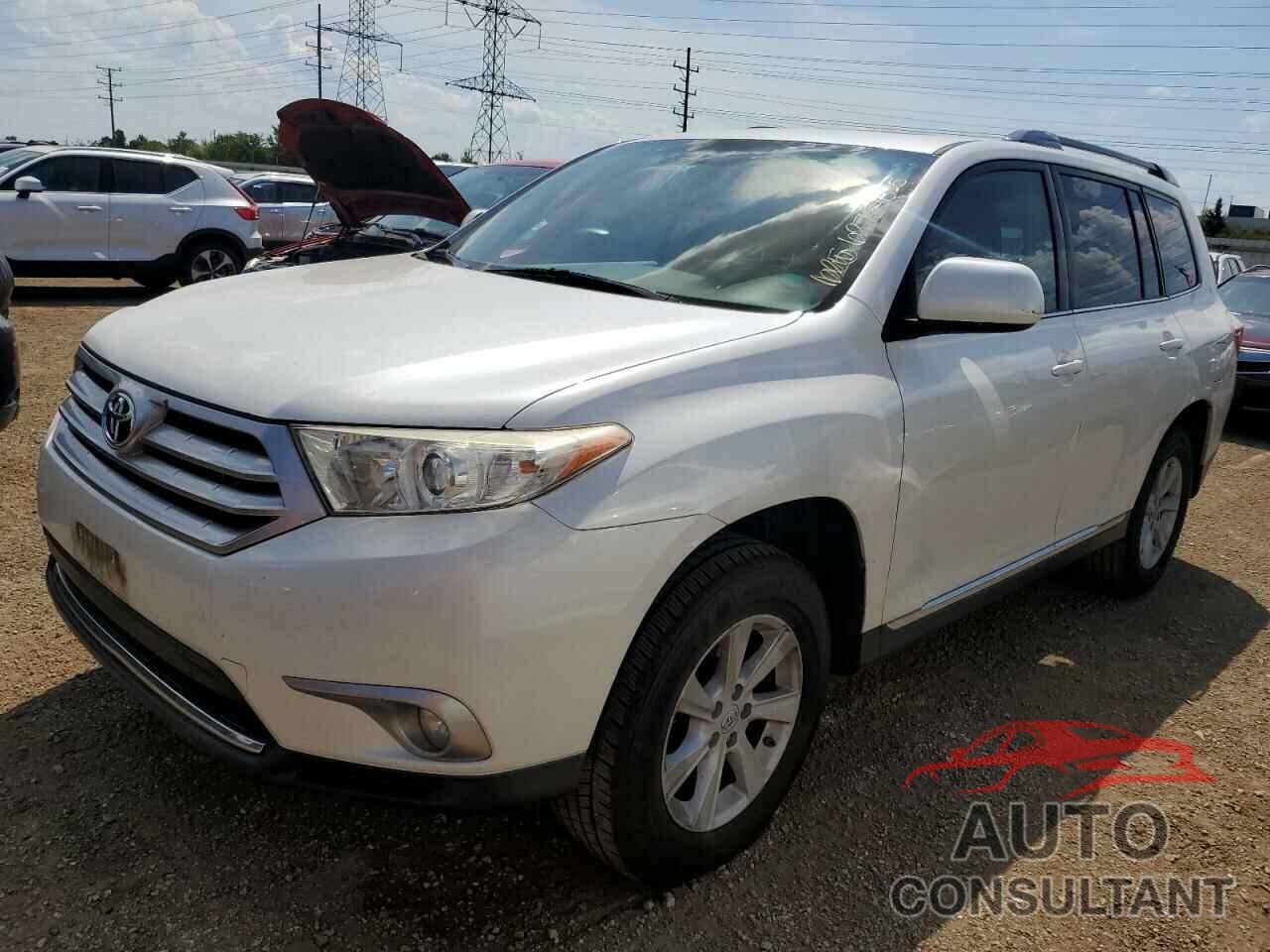 TOYOTA HIGHLANDER 2013 - 5TDBK3EHXDS238914