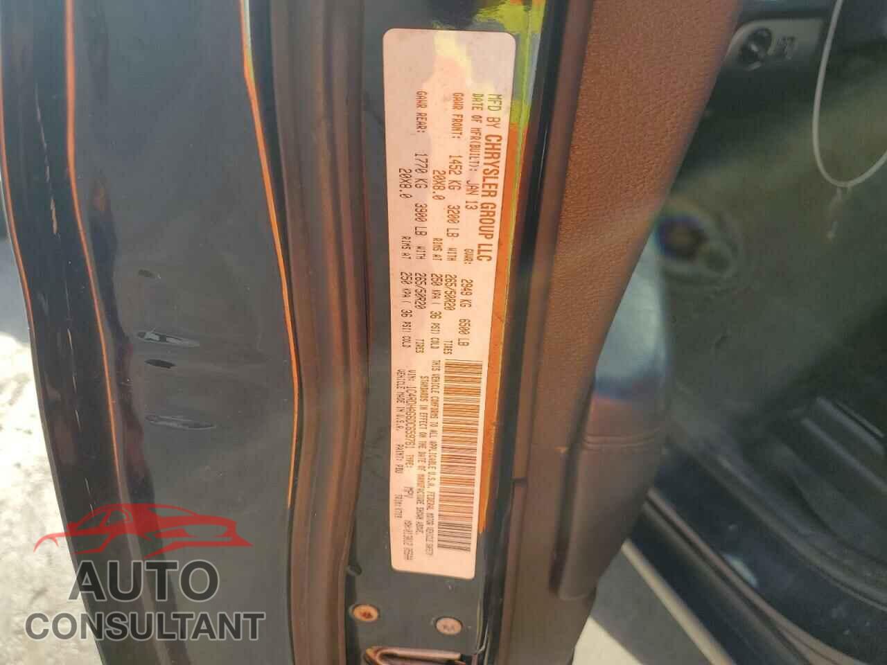 DODGE DURANGO 2013 - 1C4RDHAG6DC659761