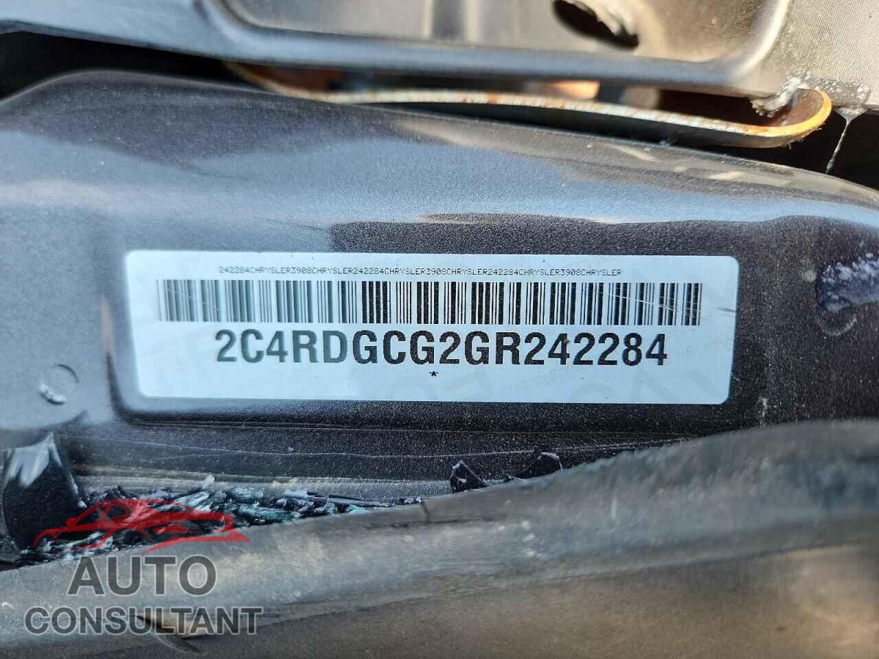 DODGE CARAVAN 2016 - 2C4RDGCG2GR242284