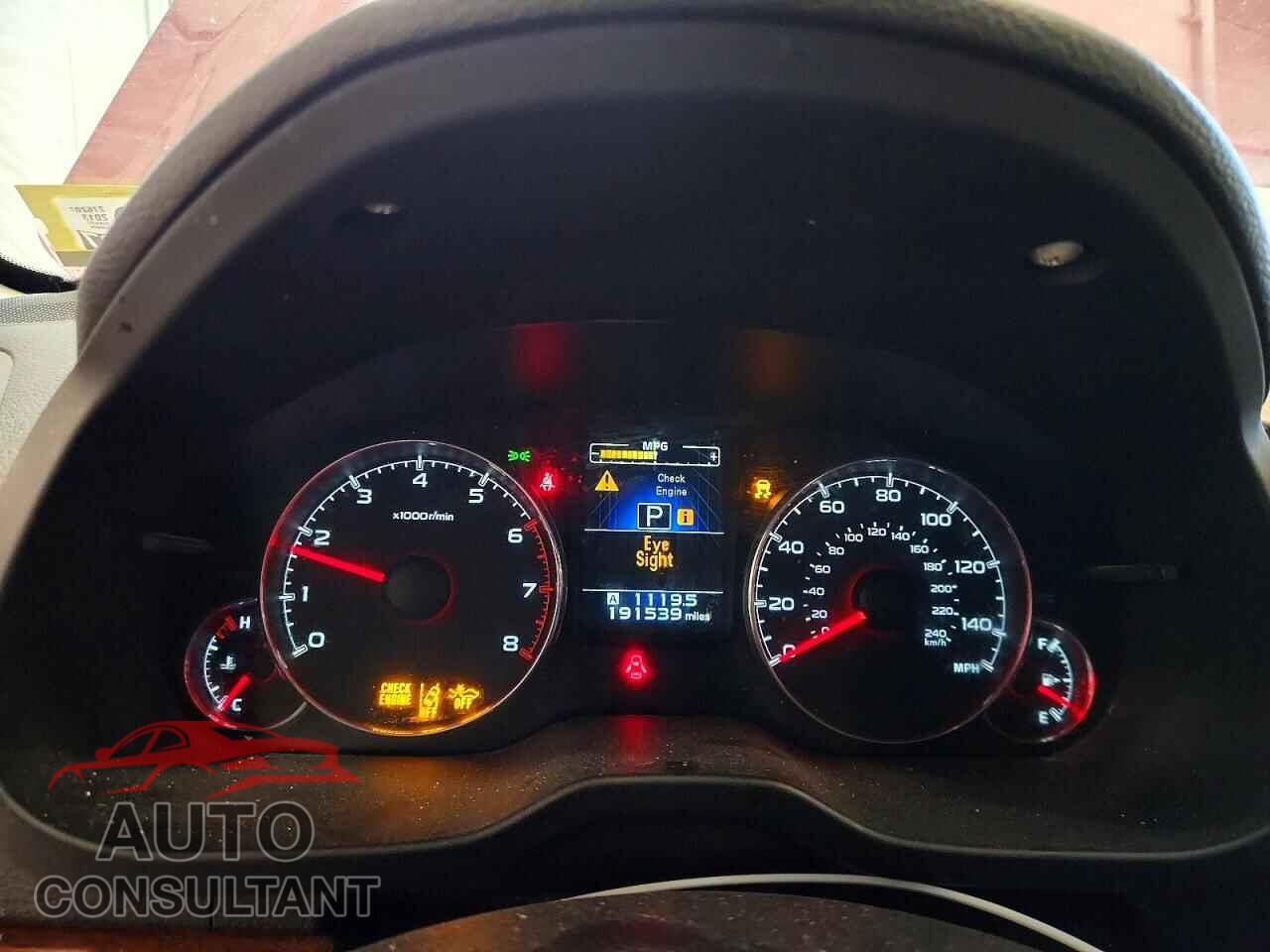 SUBARU OUTBACK 2013 - 4S4BRBPC4D3276207