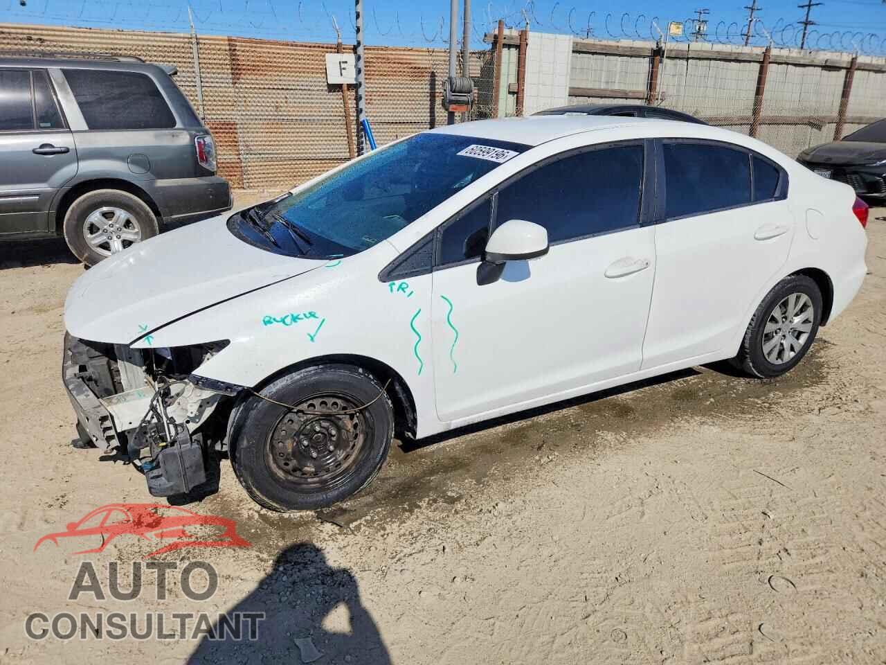 HONDA CIVIC 2012 - 19XFB2F57CE040462