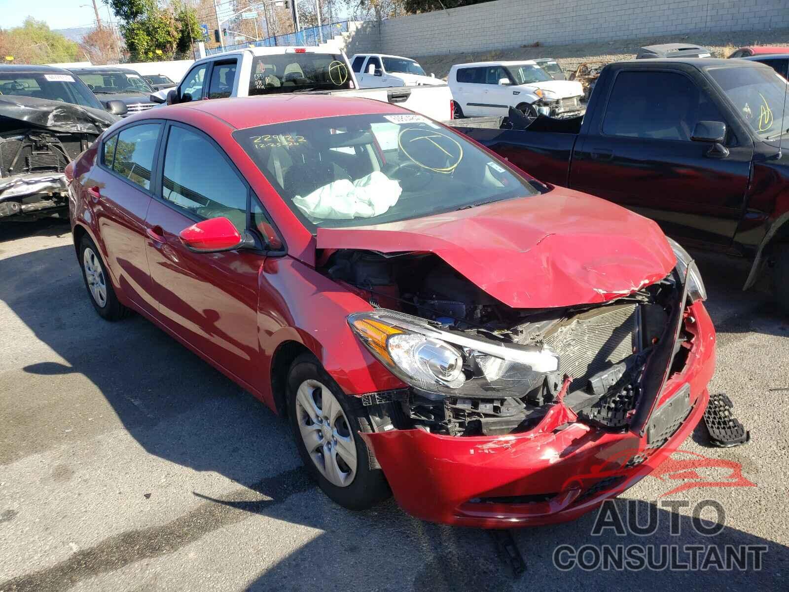 KIA FORTE 2016 - KNAFK4A60G5481148