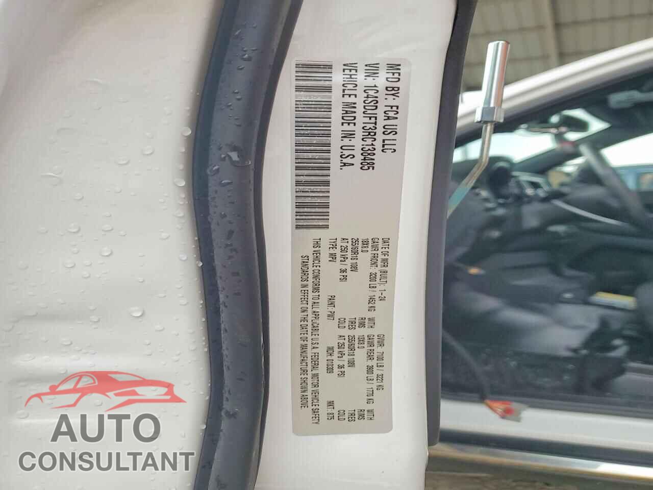 DODGE DURANGO 2024 - 1C4SDJFT3RC138485