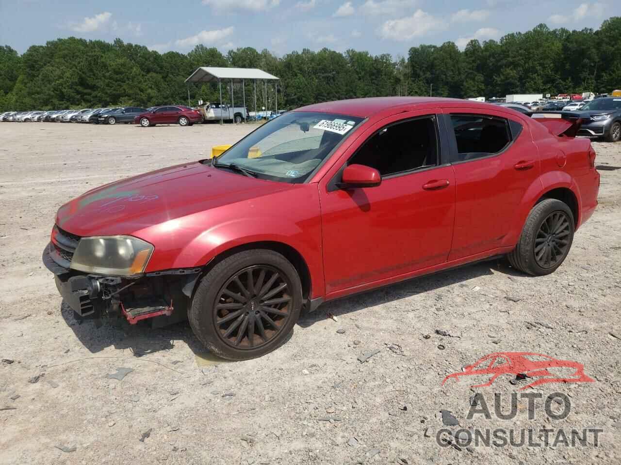 DODGE AVENGER 2012 - 1C3CDZCB8CN227709