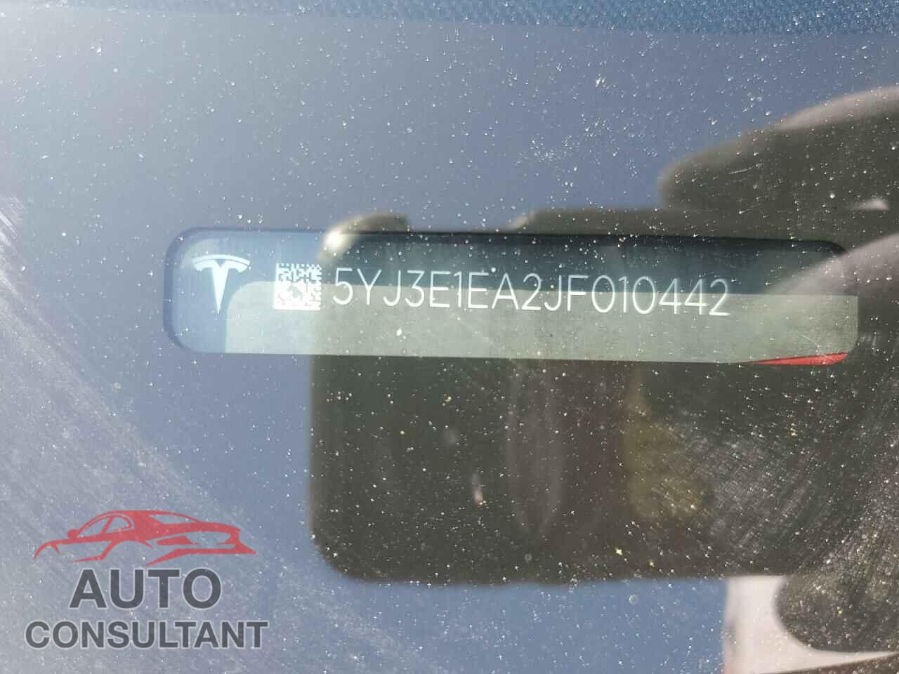 TESLA MODEL 3 2018 - 5YJ3E1EA2JF010442