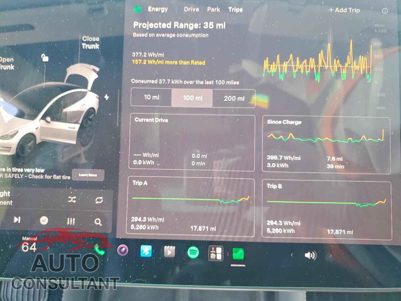 TESLA MODEL 3 2022 - 5YJ3E1EB5NF183886