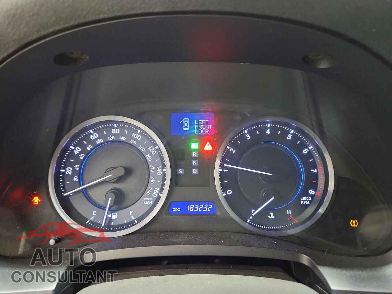 LEXUS IS 2011 - JTHBF5C24B2101369