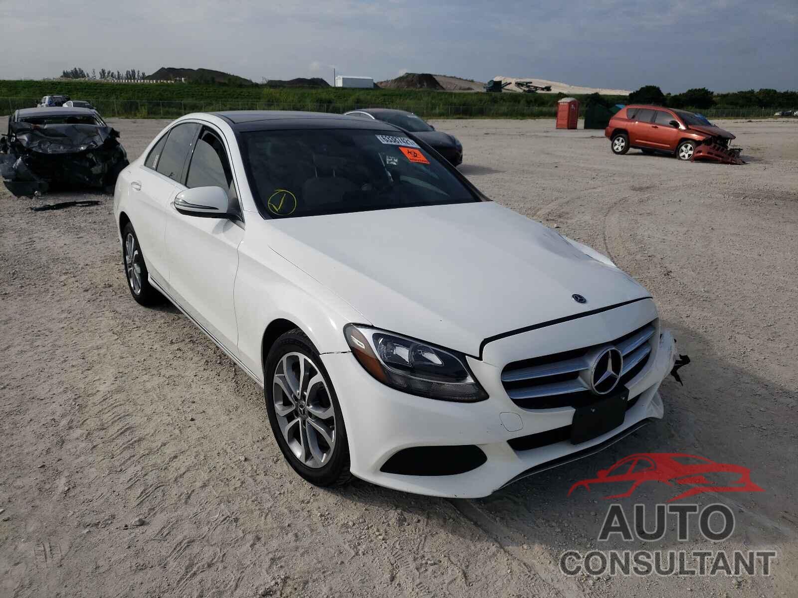 MERCEDES-BENZ C-CLASS 2018 - WDDWF4KB1JR357687