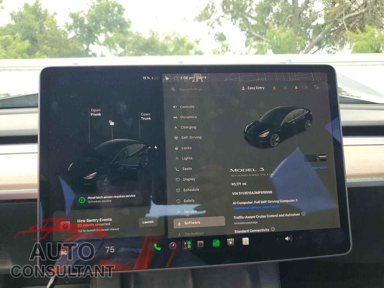 TESLA MODEL 3 2021 - 5YJ3E1EA3MF919598