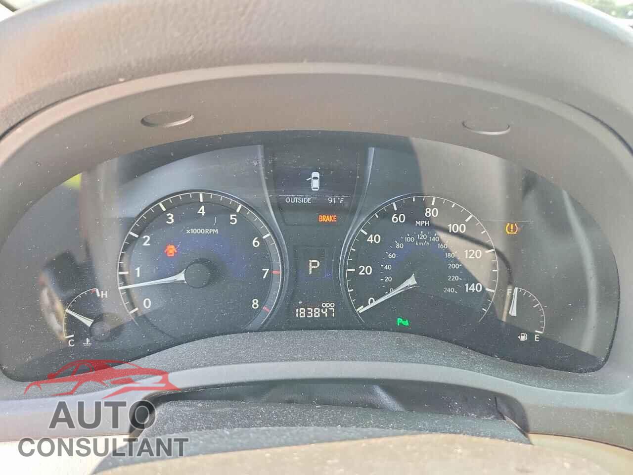 LEXUS RX350 2012 - 2T2BK1BA4CC144123