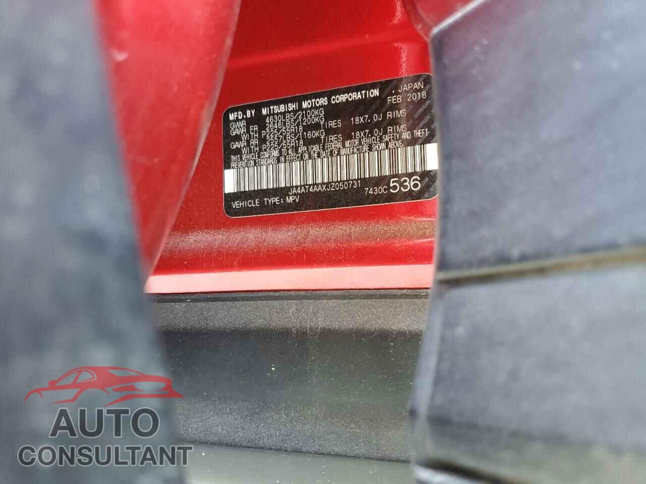 MITSUBISHI ECLIPSE 2018 - JA4AT4AAXJZ050731