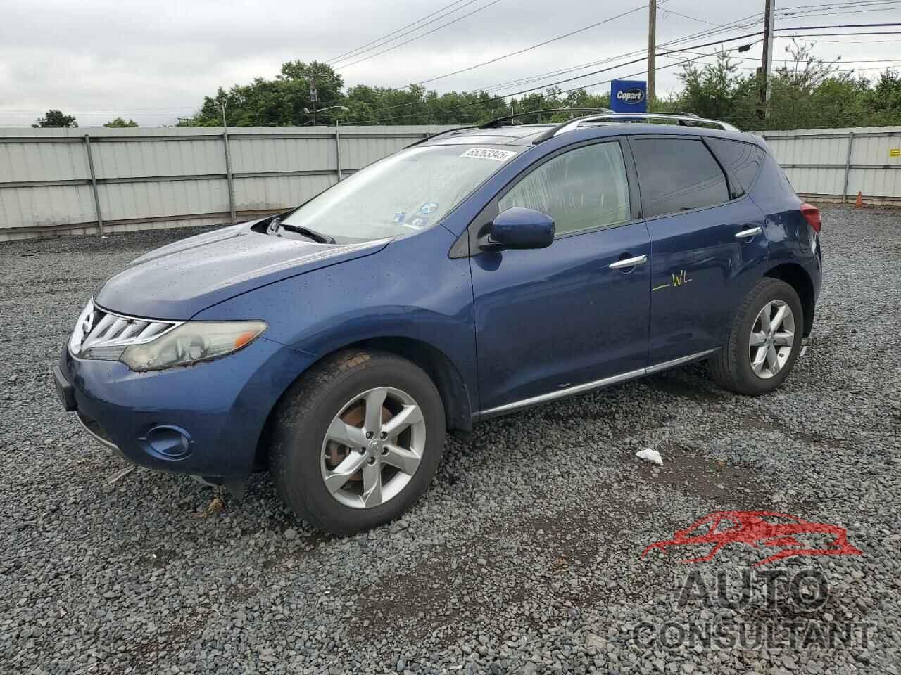 NISSAN MURANO 2010 - JN8AZ1MW9AW129985