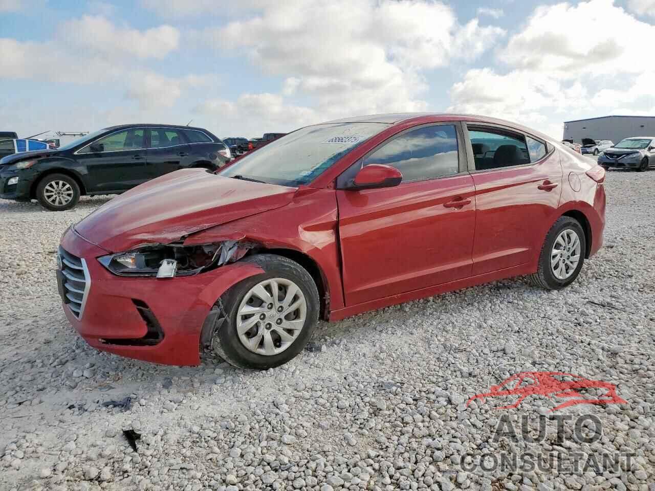 HYUNDAI ELANTRA 2018 - KMHD74LF0JU450189