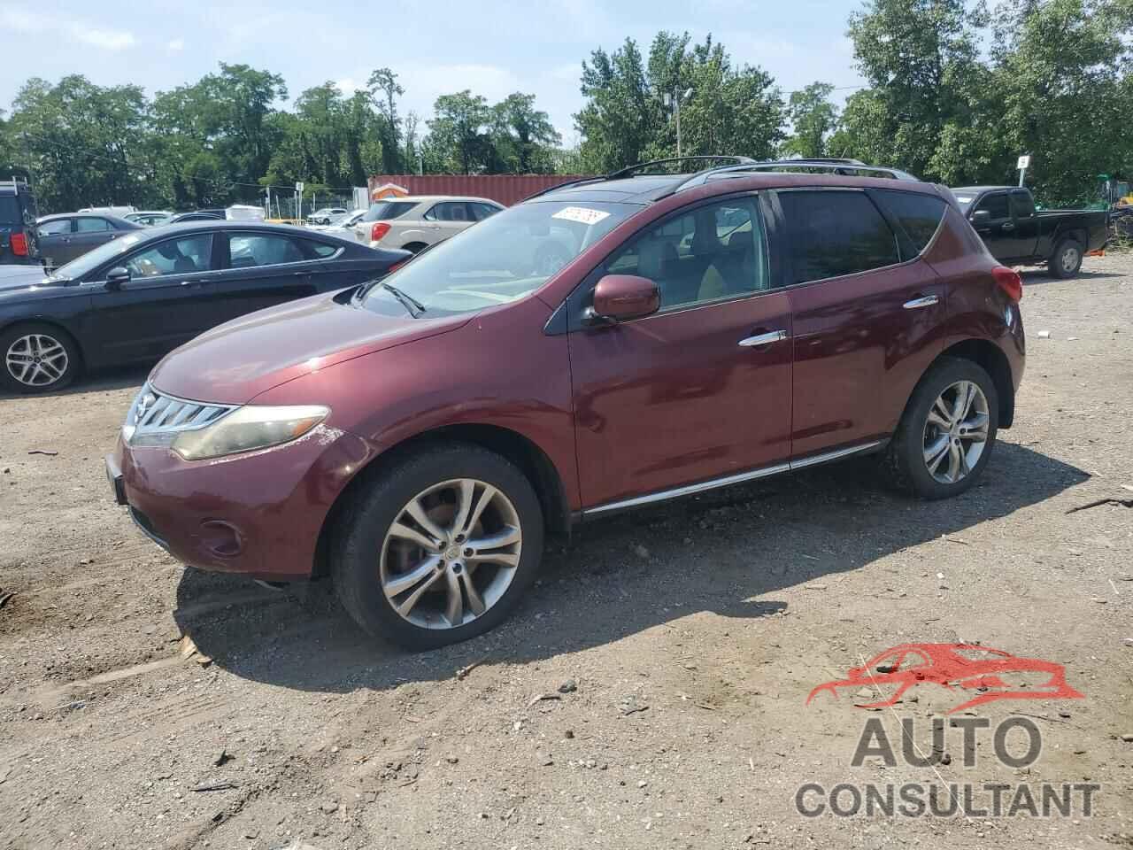 NISSAN MURANO 2010 - JN8AZ1MW3AW116391