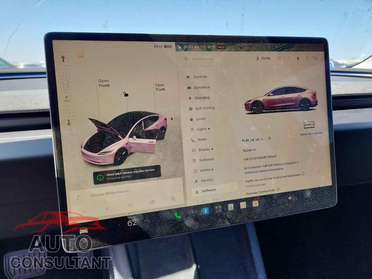 TESLA MODEL 3 2024 - 5YJ3E1EA2RF746941