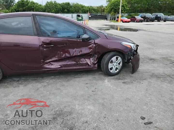 KIA FORTE 2017 - 3KPFK4A73HE036355