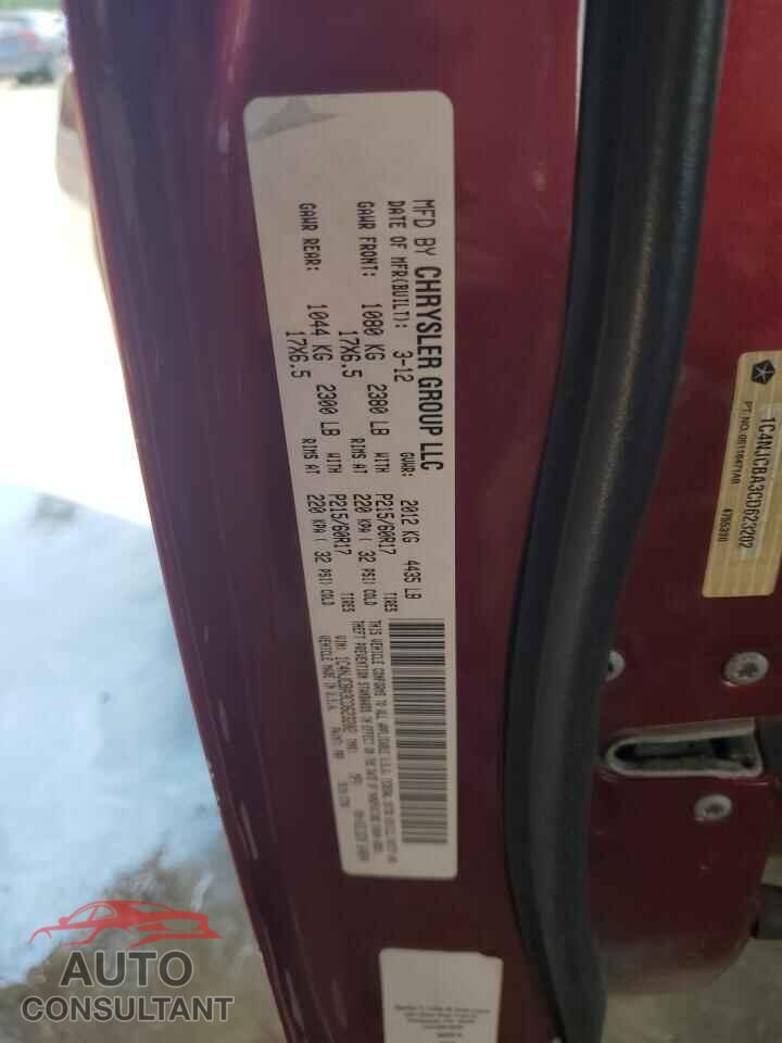 JEEP COMPASS 2012 - 1C4NJCBA3CD623202