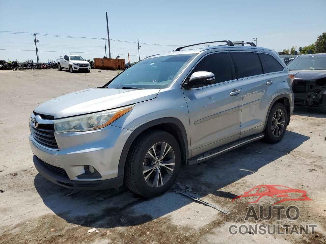 TOYOTA HIGHLANDER 2016 - 5TDKKRFHXGS163931