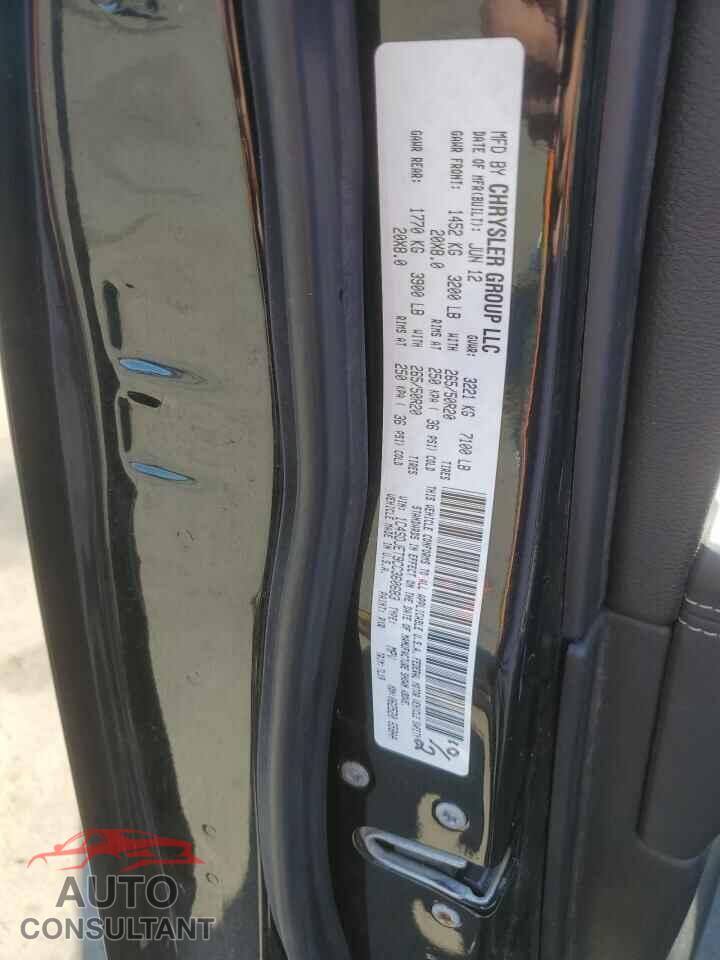 DODGE DURANGO 2012 - 1C4SDJET9CC360683