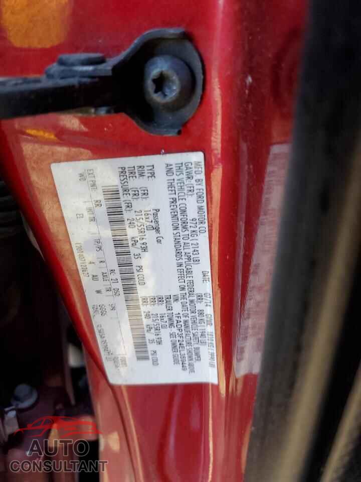 FORD FOCUS 2014 - 1FADP3F24EL359449