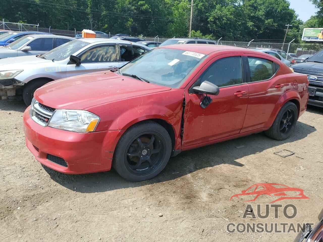 DODGE AVENGER 2013 - 1C3CDZAB3DN610784