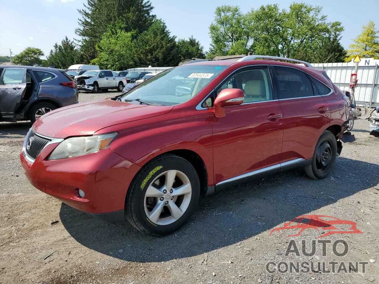 LEXUS RX350 2010 - 2T2BK1BA6AC077960