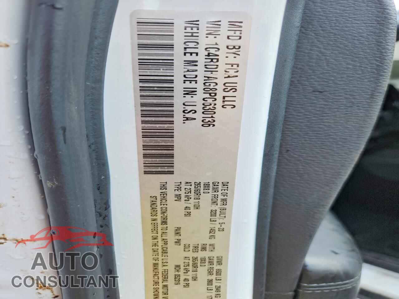 DODGE DURANGO 2023 - 1C4RDHAG8PC630136