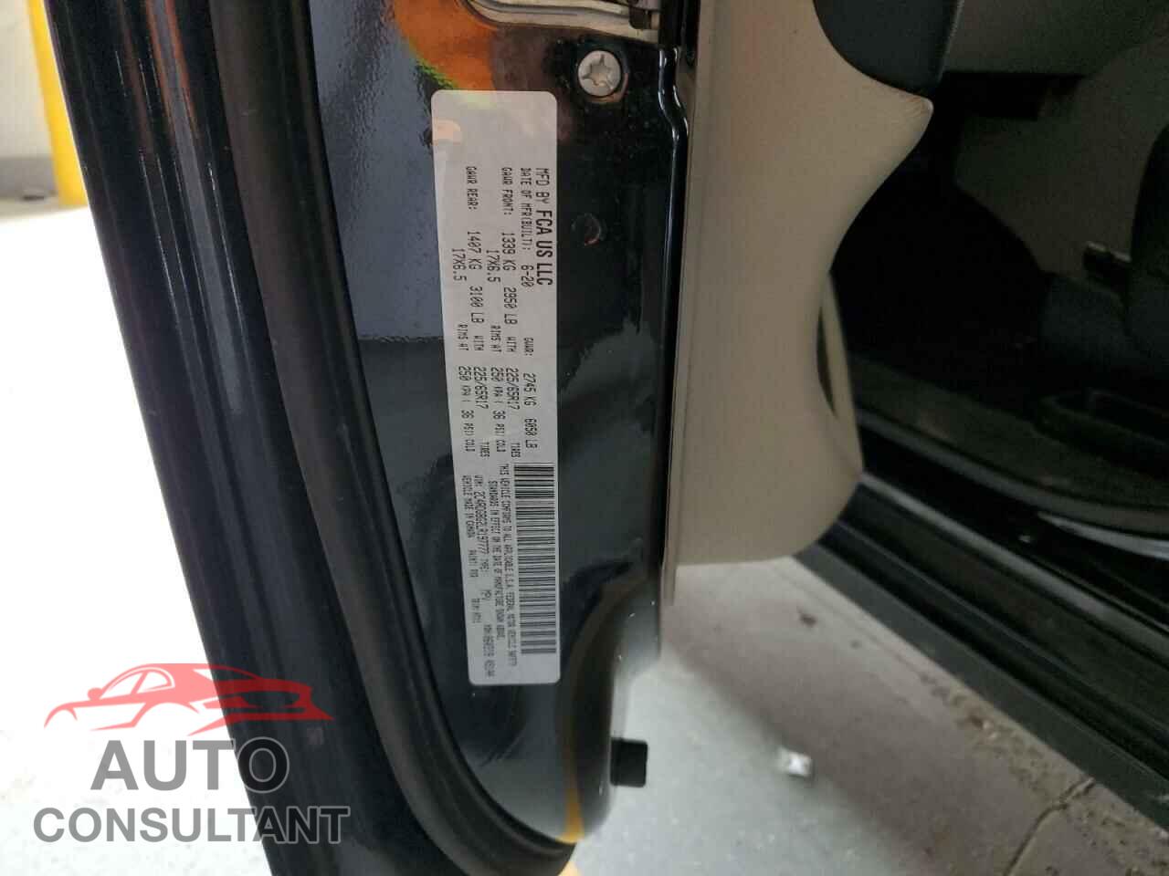 DODGE CARAVAN 2020 - 2C4RDGBG2LR197777