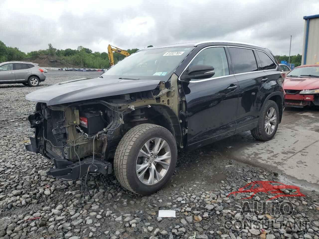 TOYOTA HIGHLANDER 2015 - 5TDJKRFH5FS105901