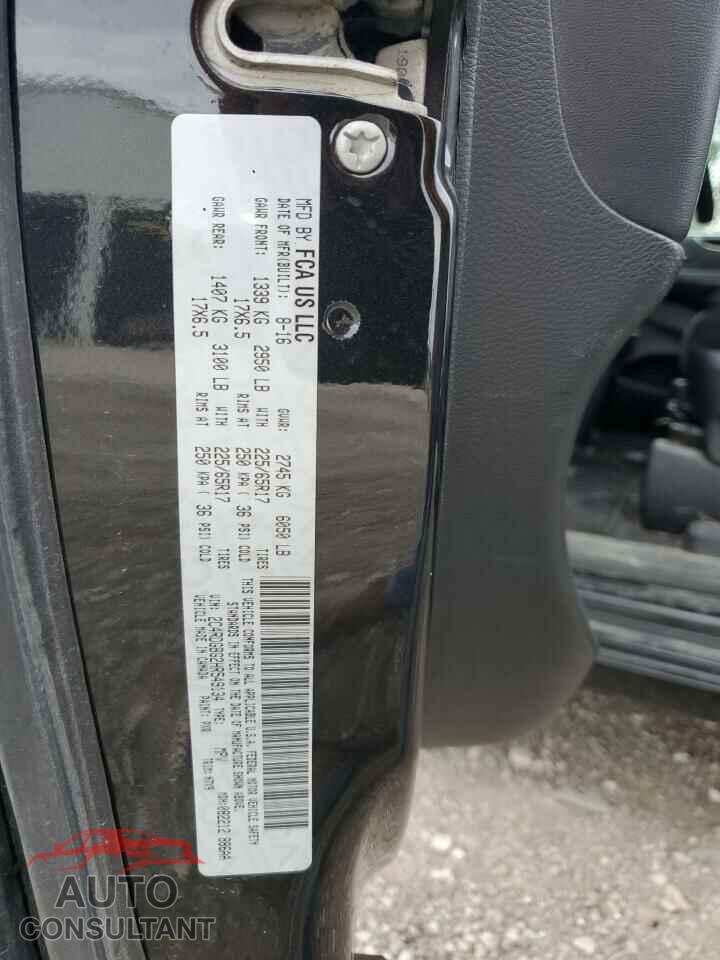 DODGE CARAVAN 2017 - 2C4RDGBG2HR549134