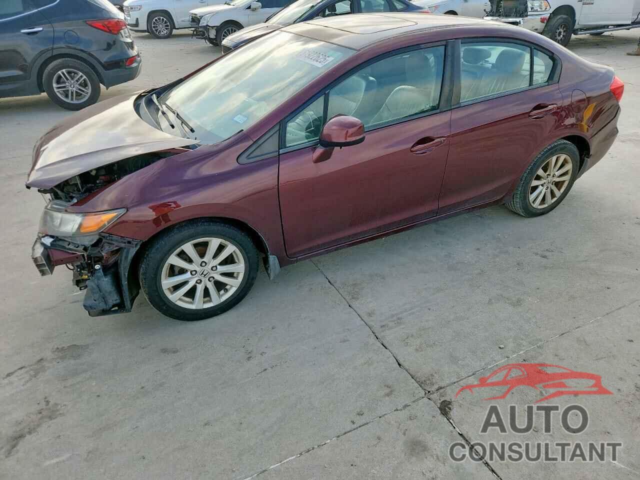 HONDA CIVIC 2012 - 19XFB2F99CE358568