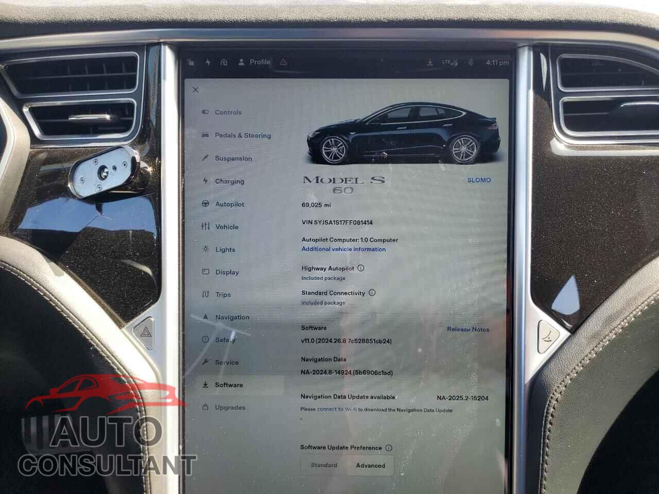 TESLA MODEL S 2015 - 5YJSA1S17FF081414