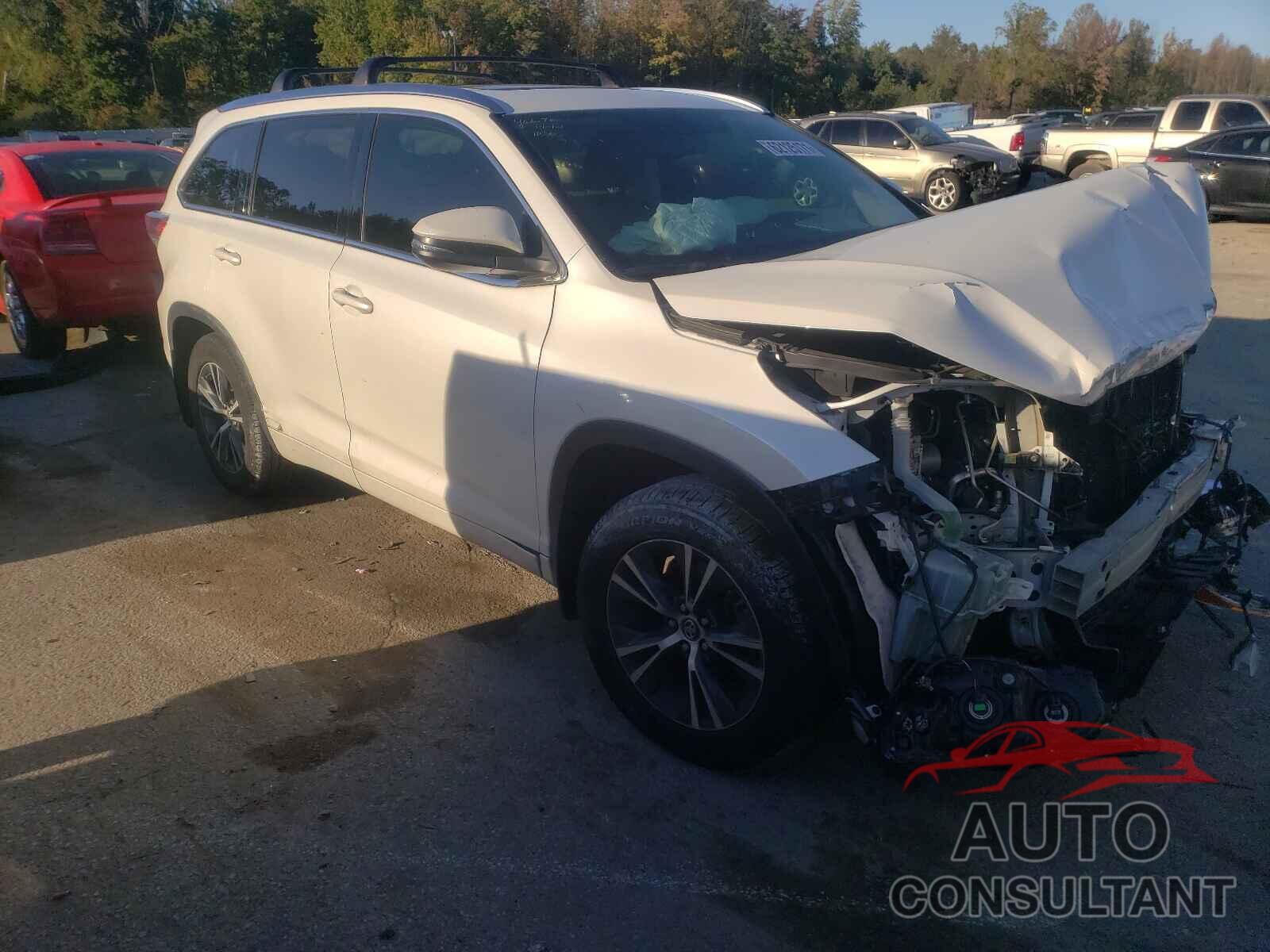 TOYOTA HIGHLANDER 2016 - 5TDJKRFH2GS323960
